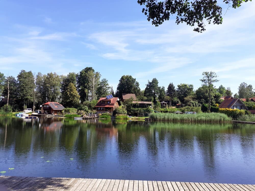 Wulpińskie-See — Blick über das Wasser